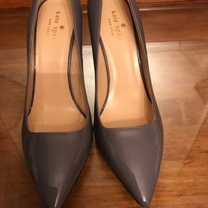 Kate Spade New York Gray Patent Leather Pump Sz 7